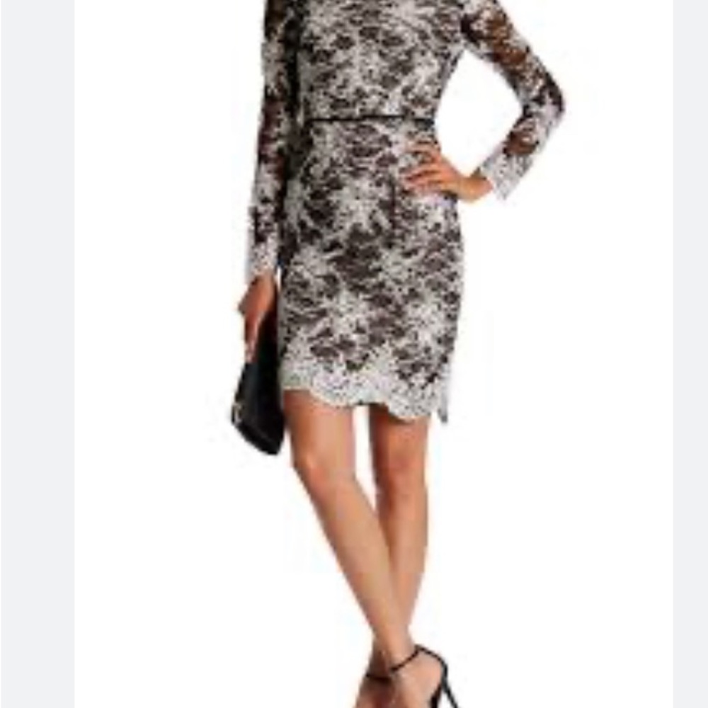 NUE by Shani Embroidered Lace Dress Size 4